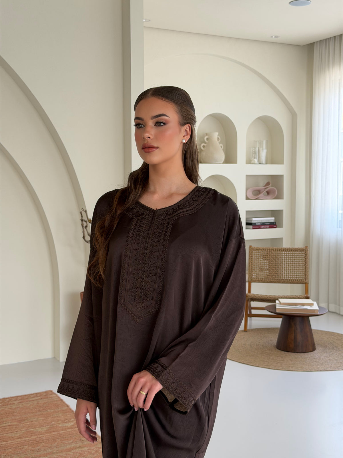 Kandoura Yara - Choclate brown