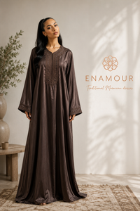 Kandoura Yara - Choclate brown