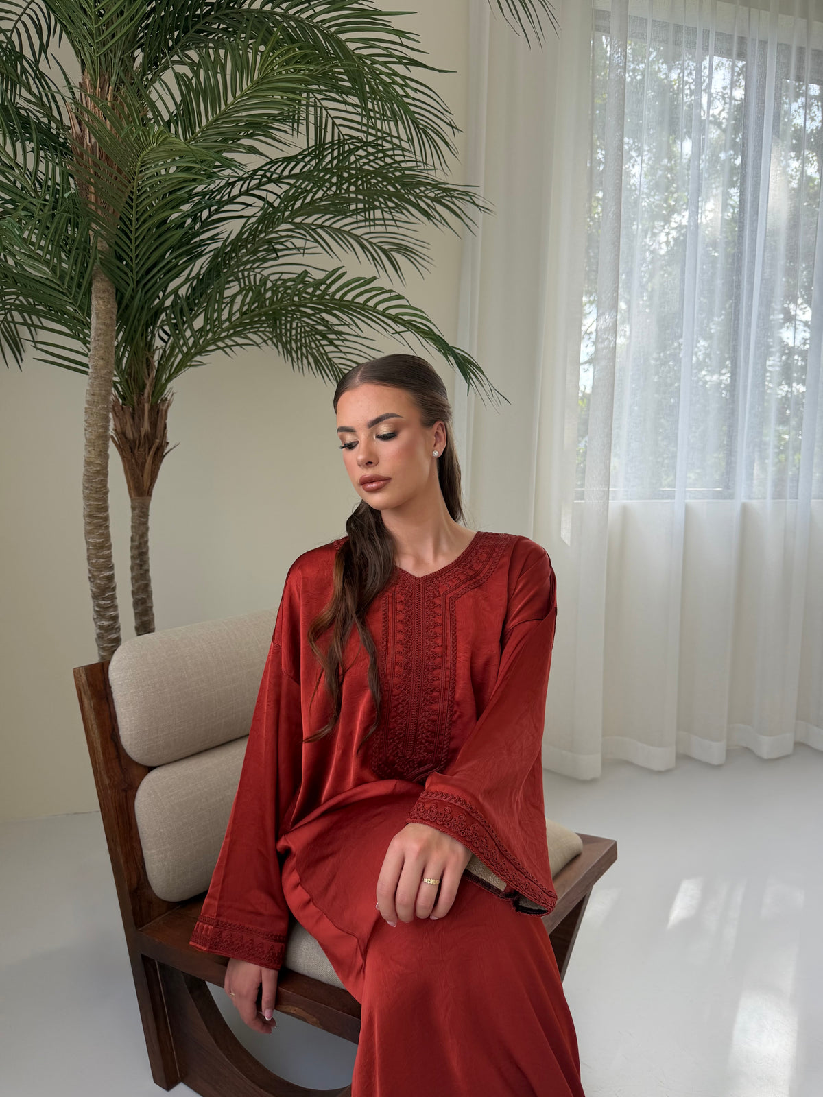 Kandoura Yara - terracotta