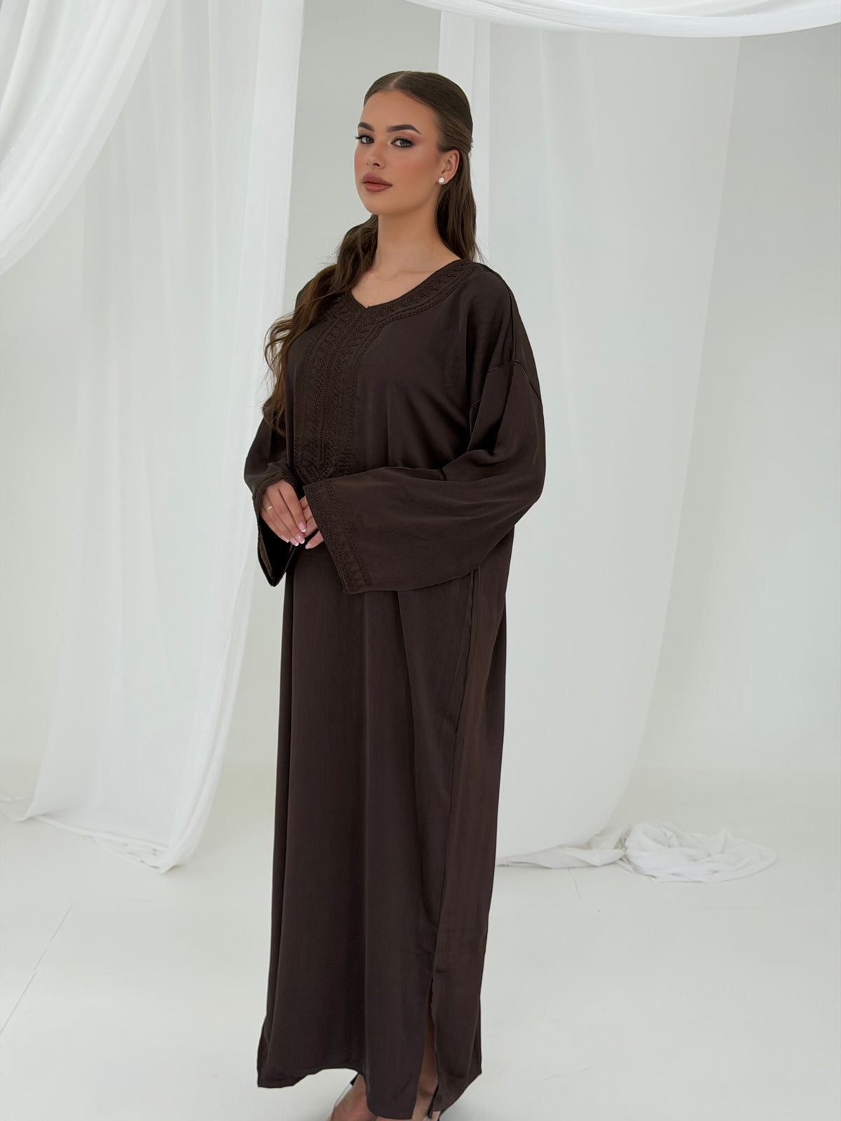 Kandoura Yara - Choclate brown