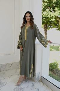 Kaftan olive emerald