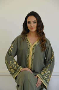 Kaftan olive emerald